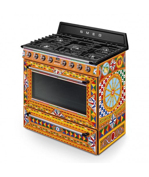 Aragaz Smeg TR90DGC9 Dolce&Gabbana, Divina Cucina