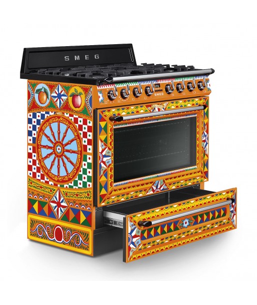Aragaz Smeg TR90DGC9 Dolce&Gabbana, Divina Cucina