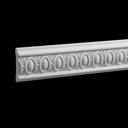 Brâu Decorativ Alb Poliuretan 1.51.335, Gaudi