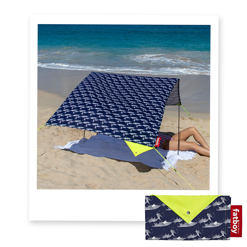 Cort De Soare Miasun Biarritz 104611 Impimeu Bleumarin, Fatboy