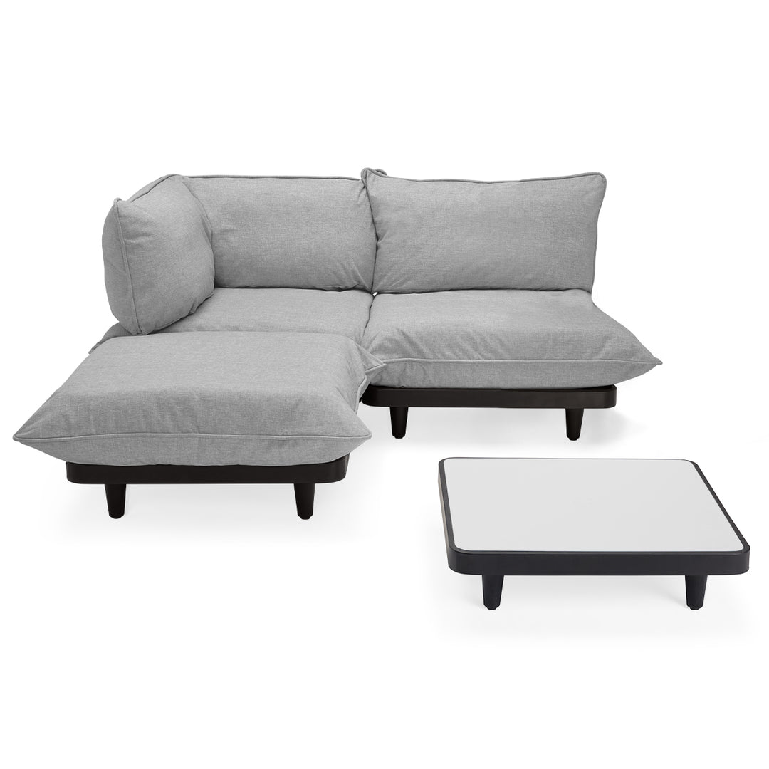 Set 4 Module Canapea Și Masă De Grădină Paletti 105367 Gri Închis, Fatboy