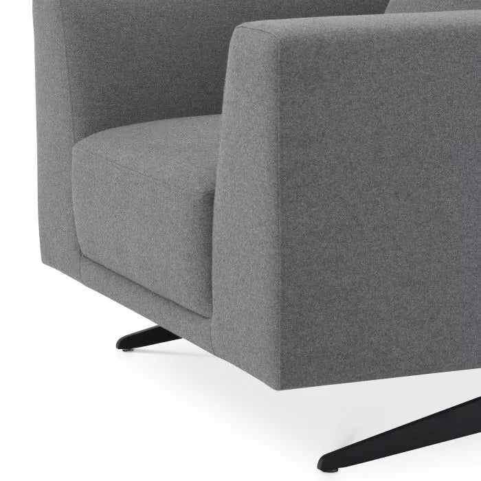 Fotoliu Endless Grey Wool Blend 115115 Eichholtz