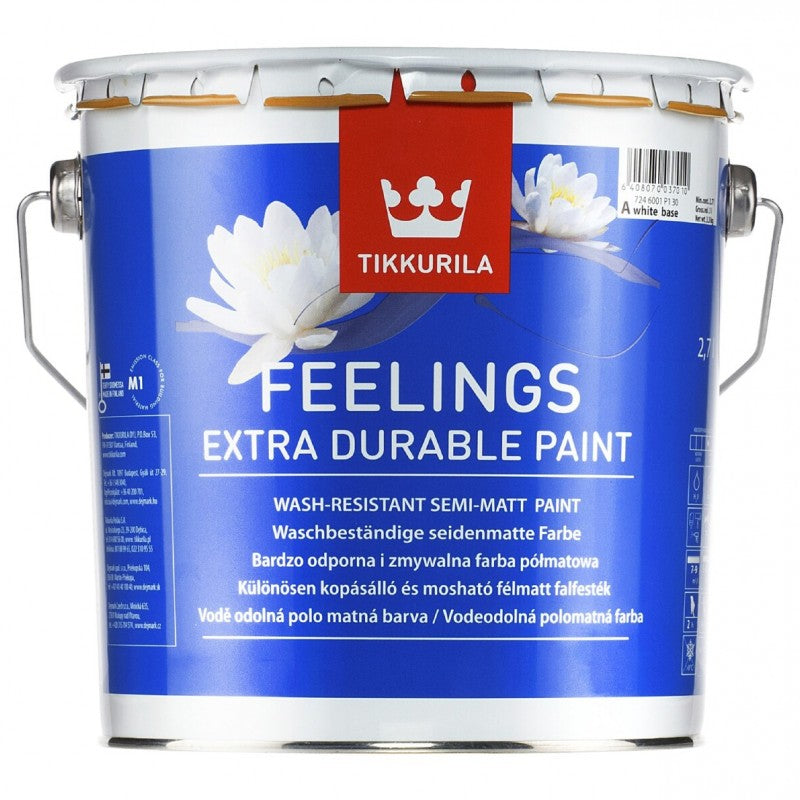 Vopsea extra durabilă, semimată Feelings A, Tikkurila