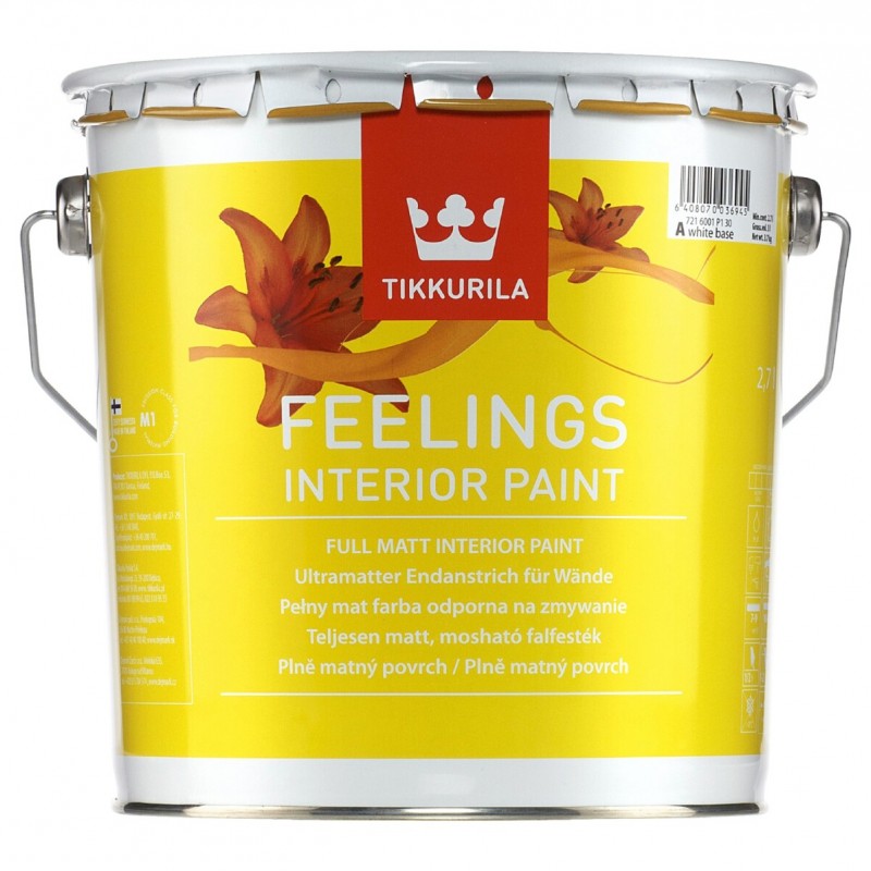 Vopsea acrilică pentru pereți și tavane Feelings A, Tikkurila