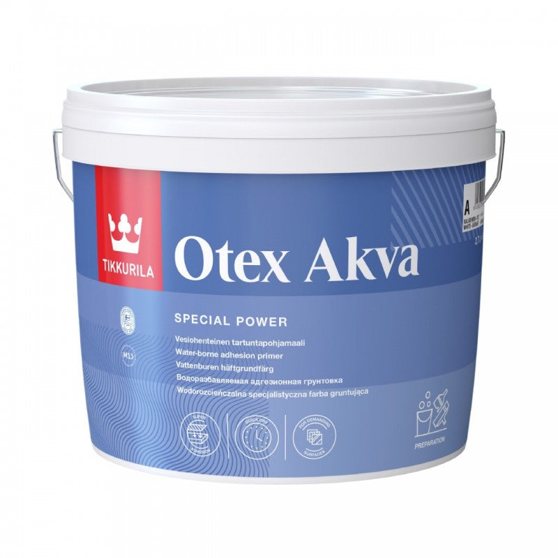 Grund aderent pe bază de apă Otex Akva, Tikkurila