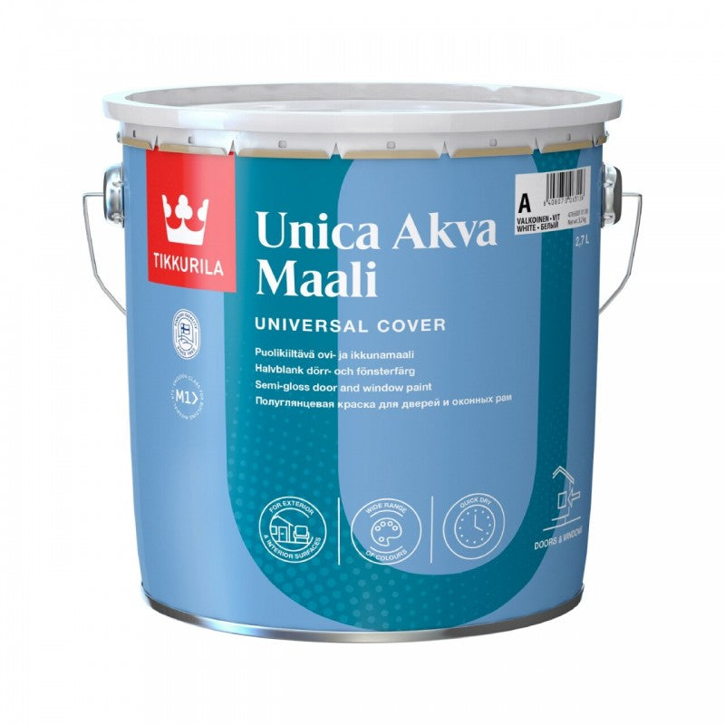 Vopsea pe bază de apă A Unica Akva Maali 40, Tikkurila
