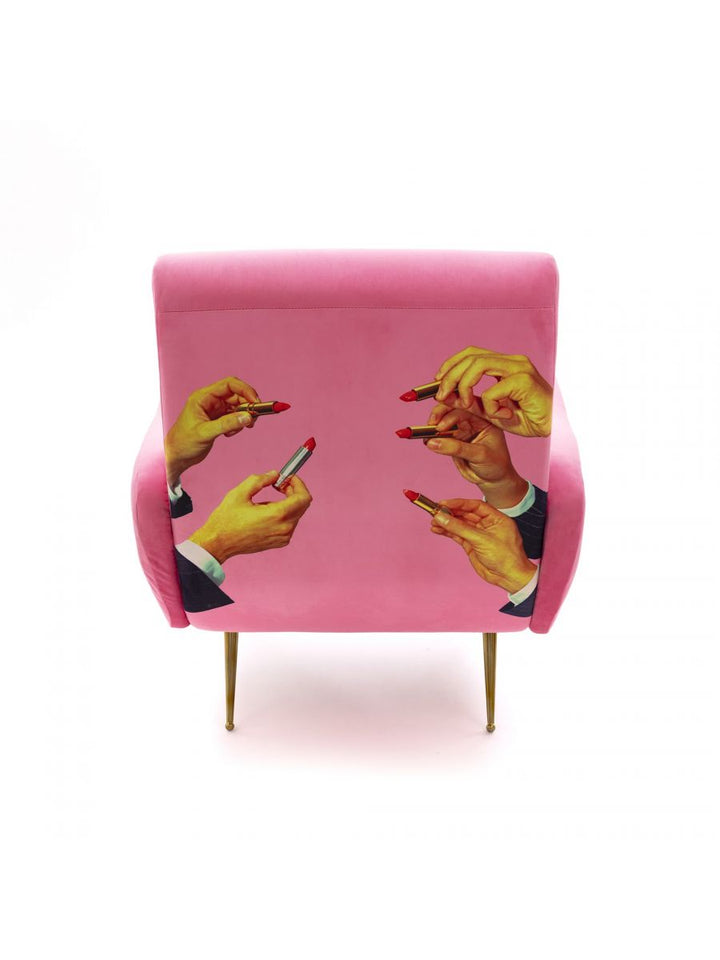 Fotoliu Lipsticks Pink 16079, Seletti