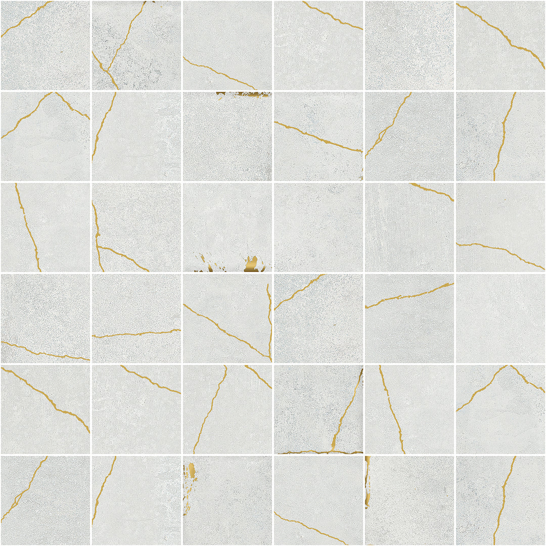 Mozaic Kintsugi 5x5 White Aichi 30x30 cm G-3558 Aparici
