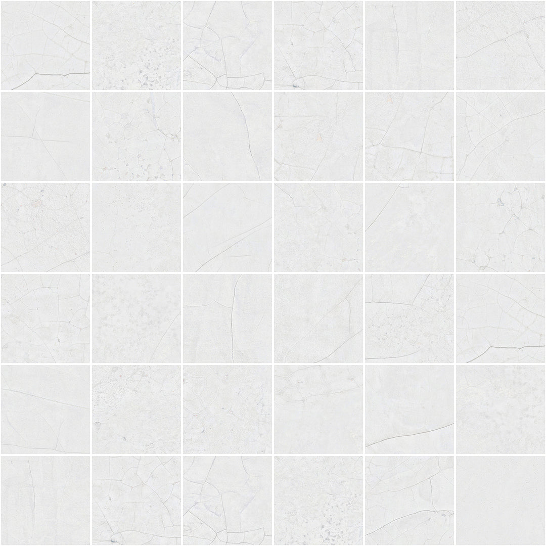 Mozaic Cracked 5x5 White Natural 30x30 cm G-3558 Aparici