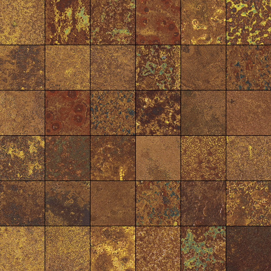 Mozaic Corten 5x5 Oxidum Natural 30x30 cm G-3558 Aparici