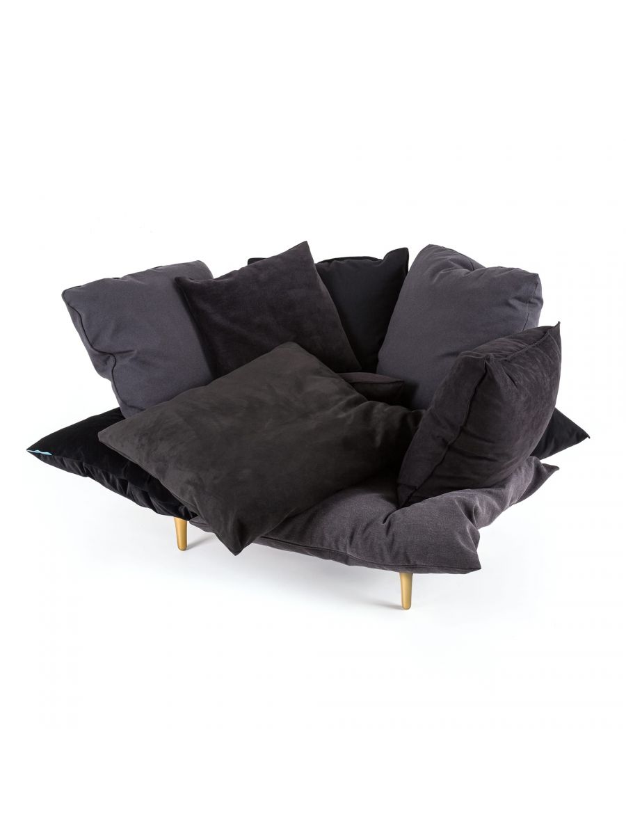 Fotoliu Comfy Gri 166-57, Seletti