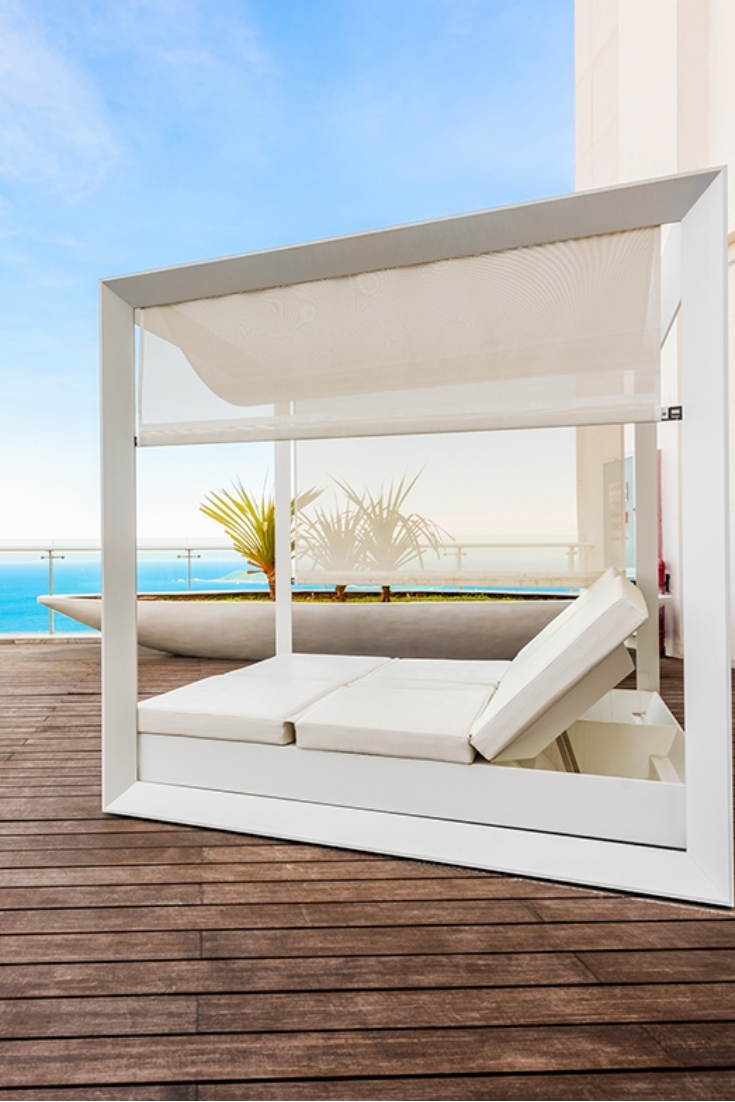 Baldachin cu storuri, 204x204cm, Vela Ramón Esteve, Vondom