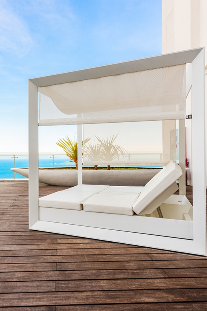 Baldachin cu storuri, 204x204cm, Vela Ramón Esteve, Vondom