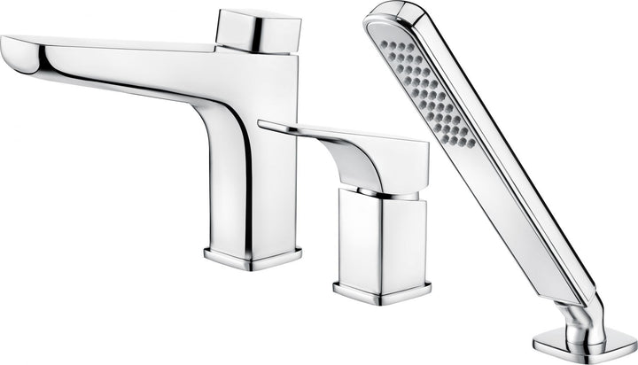 Hiacynt Baterie pentru cada de baie cu 3 orificii crom BQH_013M Deante