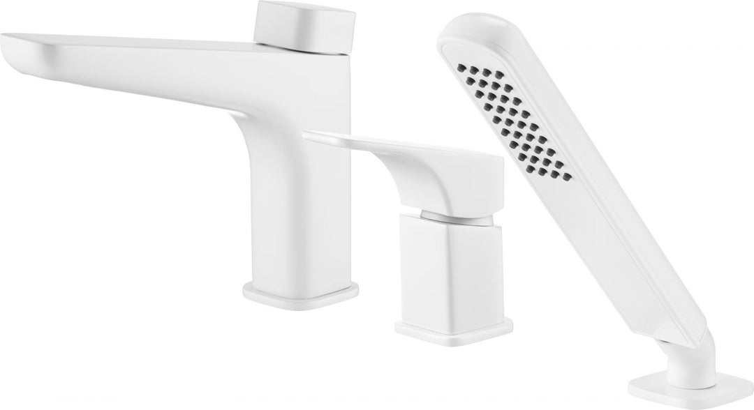 Hiacynt Baterie cadă cu 3 orificii albă BQH_A13M Deante