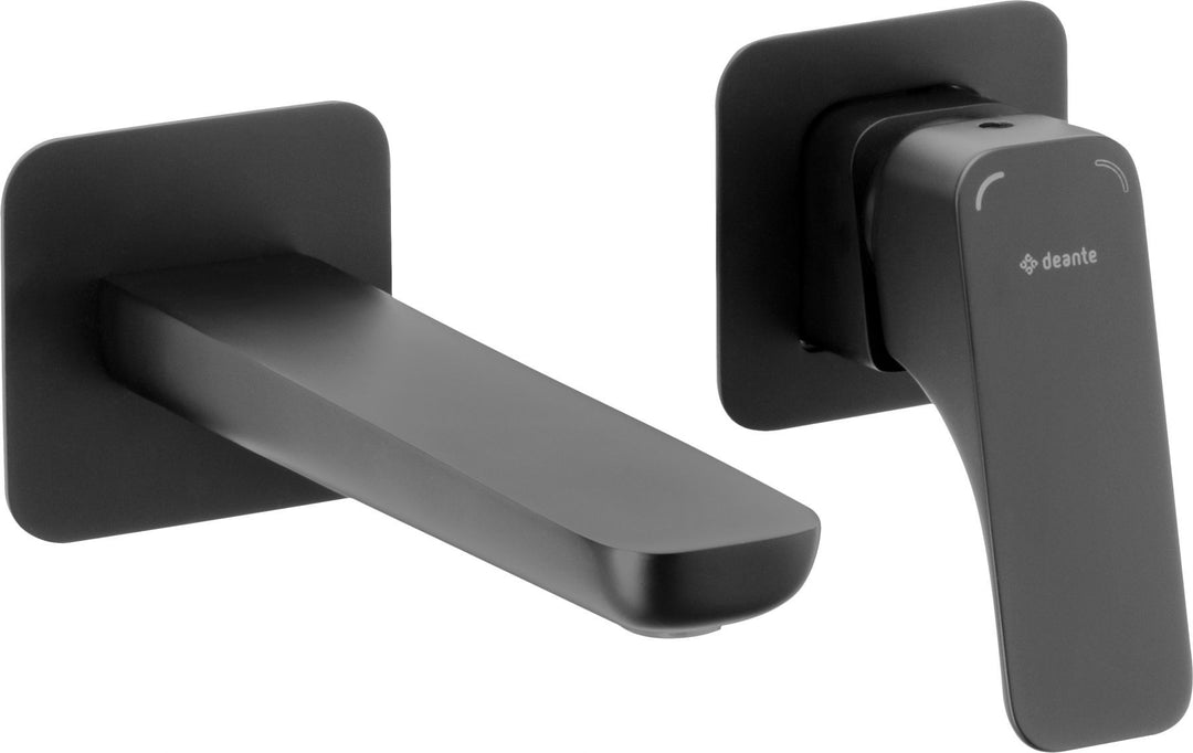 Hiacynt Baterie lavoar cu montaj sub tencuială neagră BQH_N54L Deante