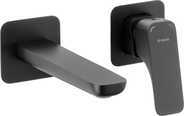 Hiacynt Baterie lavoar cu montaj sub tencuială neagră BQH_N54L Deante