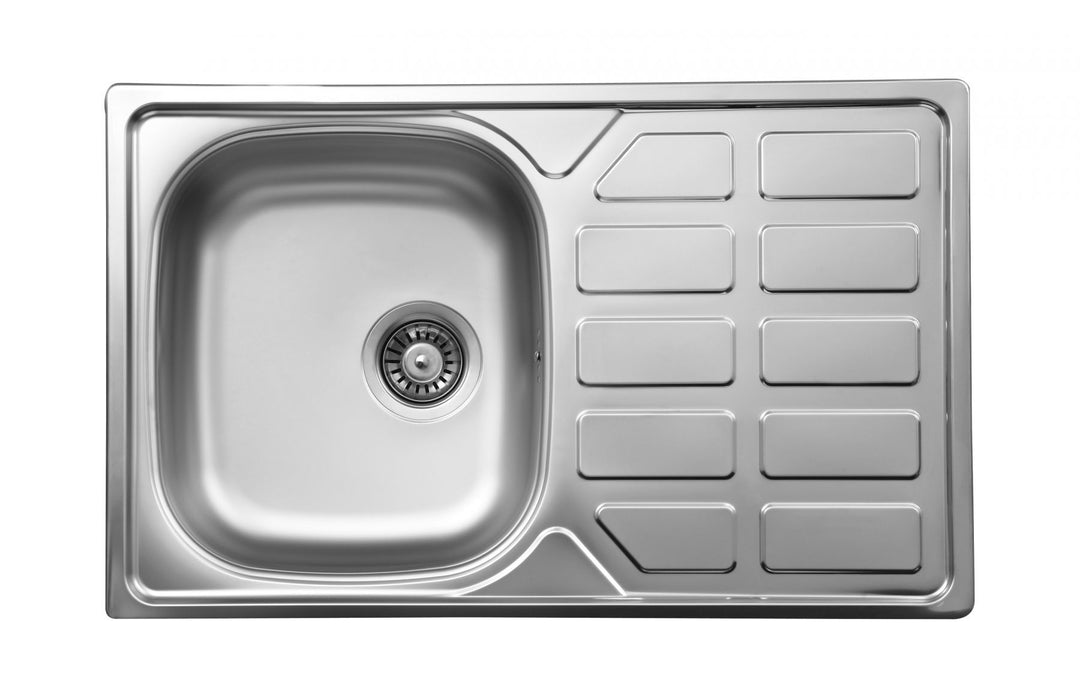 Soul Chiuvetă de bucătărie cu un compartiment cu scurgere decor ZEO_3113 Deante