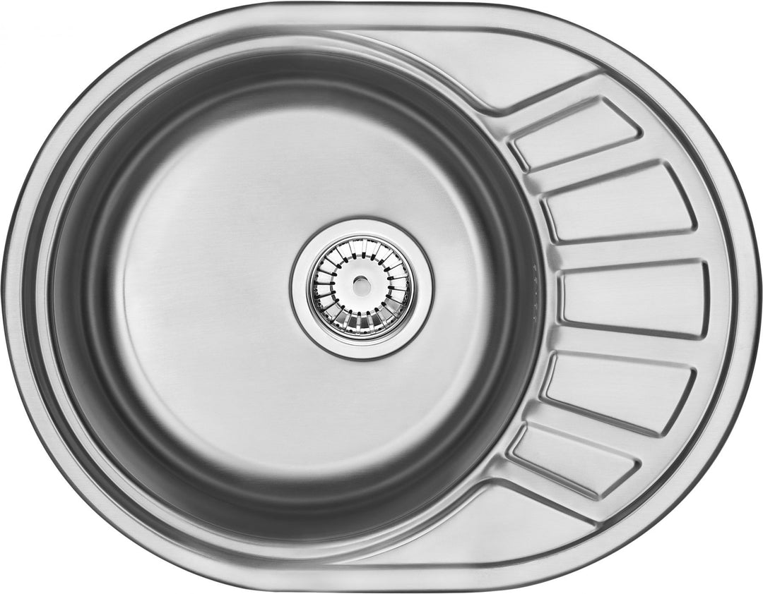 Stock Chiuvetă de bucătărie cu un compartiment cu scurgere scurtă satin ZST_011C Deante