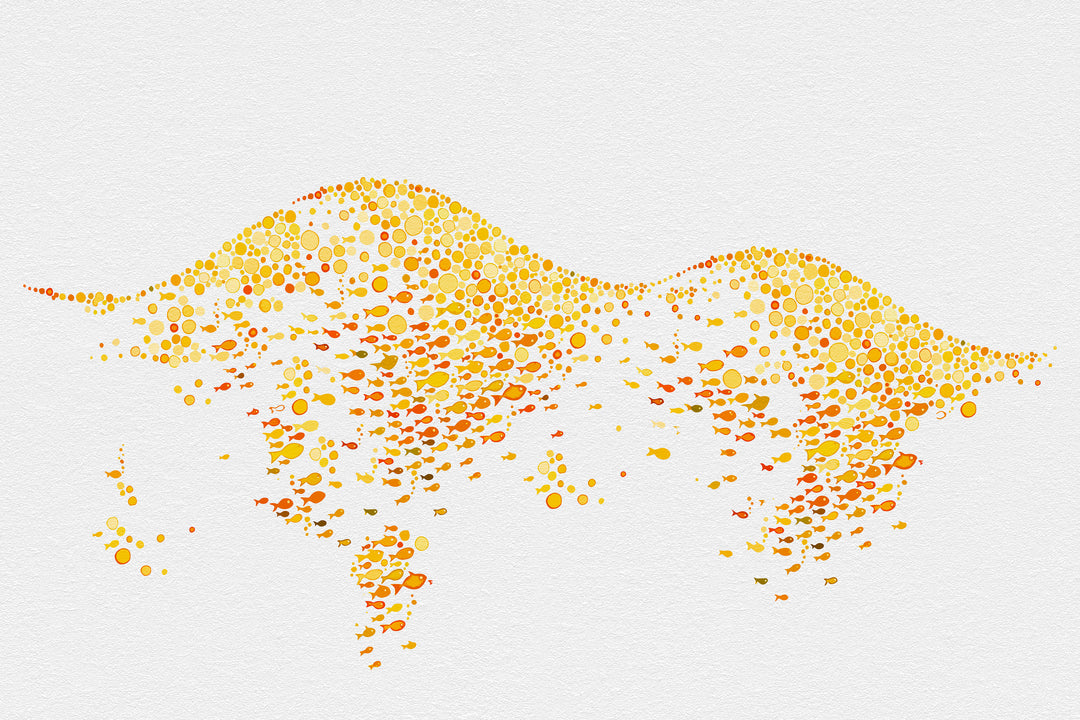 Tapet Color Fish 02, Instabilelab