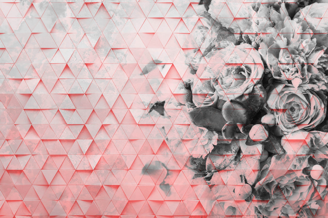 Tapet Decomposed Rose 03, Instabilelab