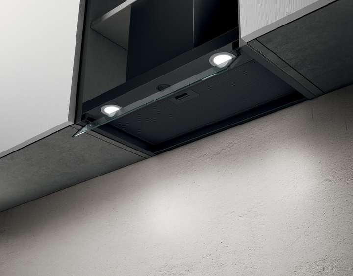 Hotă Neagră Boxin Încorporabilă 90cm LX/BL MAT/A/90, Elica