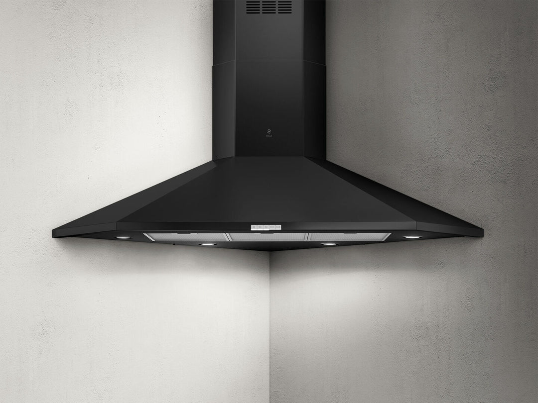 Hotă Neagră Acuta Montaj Pe Colț 100cm BL/F/100, Elica