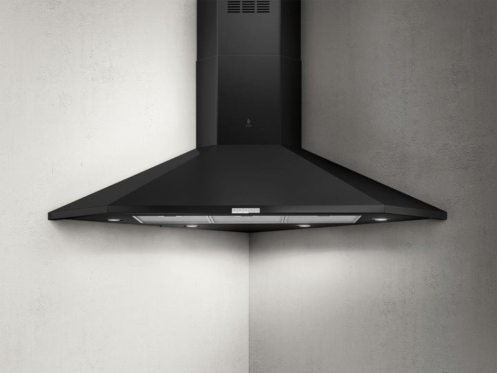 Hotă Neagră Acuta Montaj Pe Colț 100cm BL/F/100, Elica