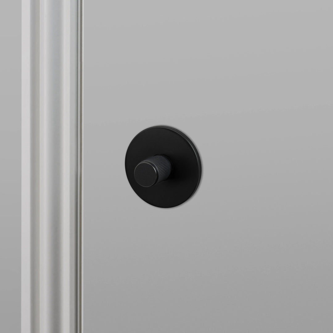 Rozetă cu buton de închidere Lock Linear Welders Black, Buster+Punch