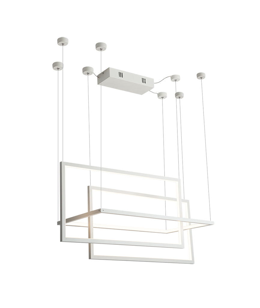 Candelabru GEOMETRIC NEW P0302, Alb