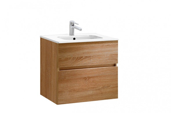 Mobilier Baie Jade Stejar + Lavoar Smile GAL7900188, Gala