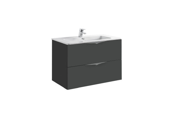 Mobilier Baie Agata Gri + Lavoar Emma GAL7931117, Gala