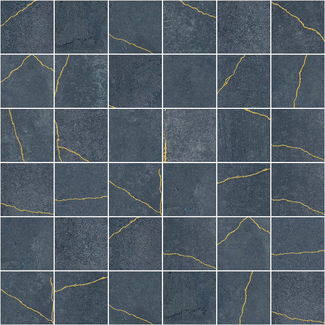 Mozaic Kintsugi 5x5 Blue Aichi 30x30 cm G-3558 Aparici