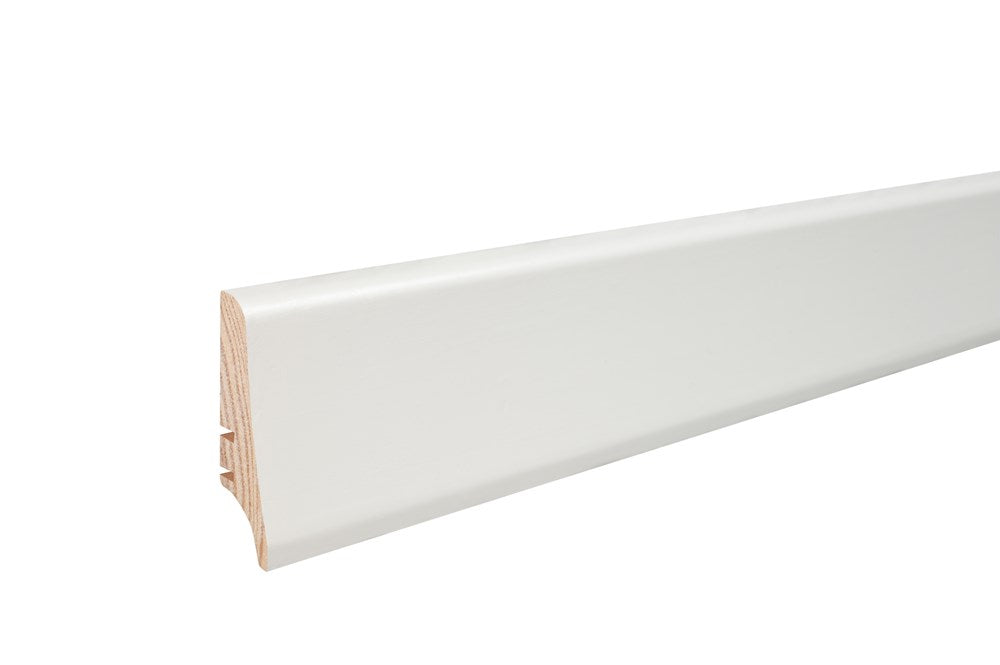 Plinta Albă Lemn Furnir Stejar 5,8cm , Barlinek, P5827362A