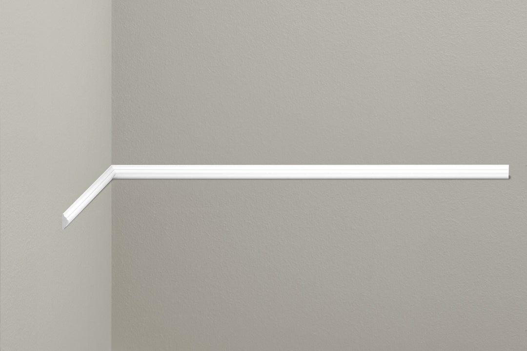 Brâu decorativ Alb Polimer Dur, LPC03