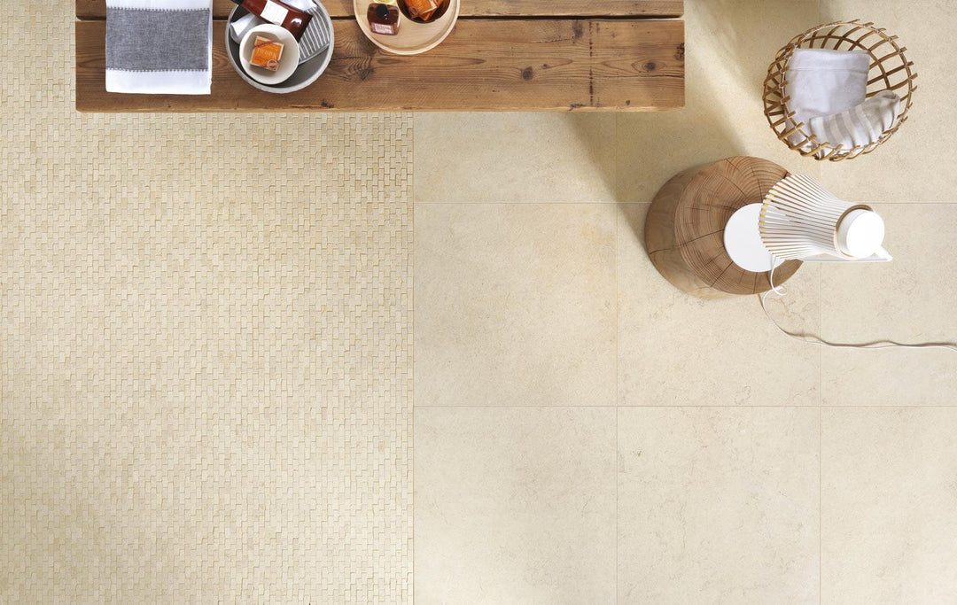 Gresie Realstone Jerusalem Mosaico Avorio Ragno