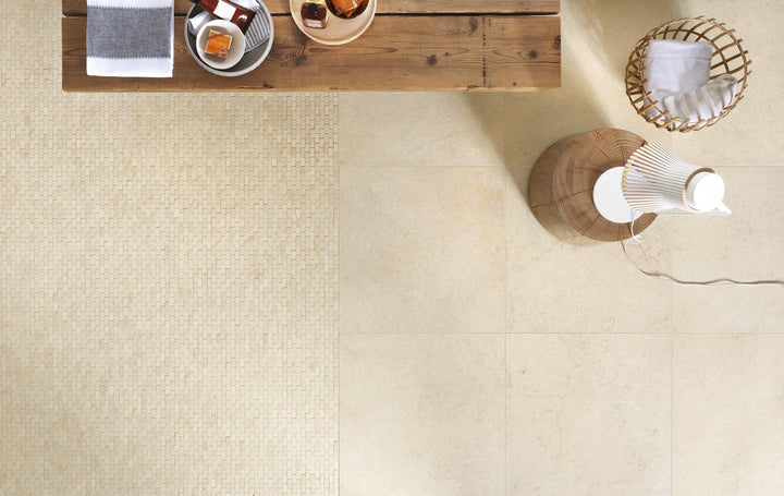 Gresie Realstone Jerusalem Mosaico Avorio Ragno