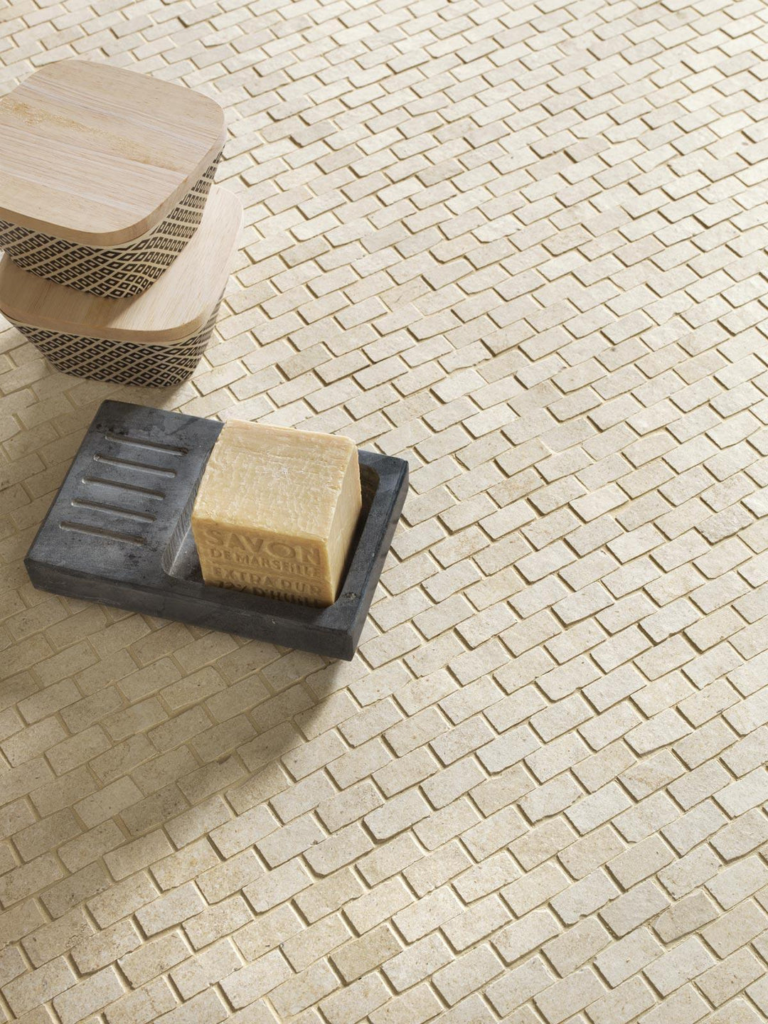 Gresie Realstone Jerusalem Mosaico Avorio Ragno