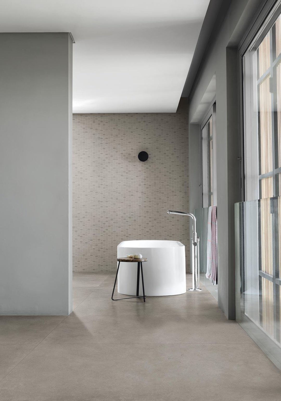 Gresie Realstone Rain Decors Mosaico Taupe Ragno