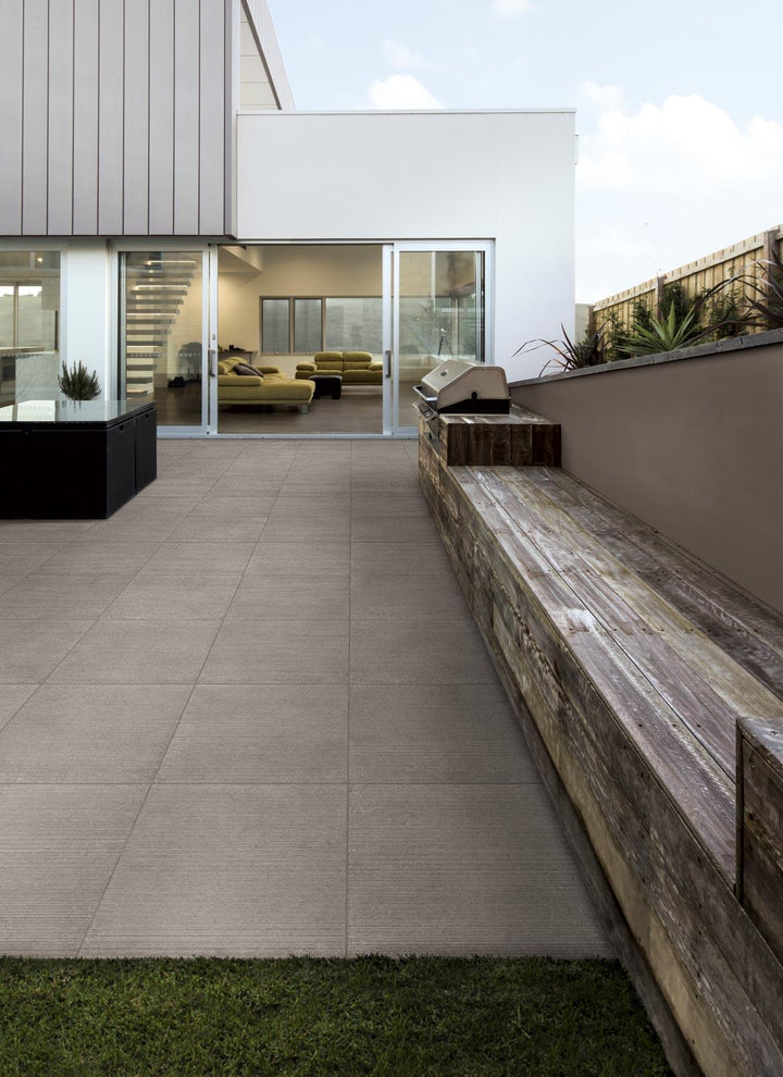 Gresie Realstone Rain Righe Taupe Ragno