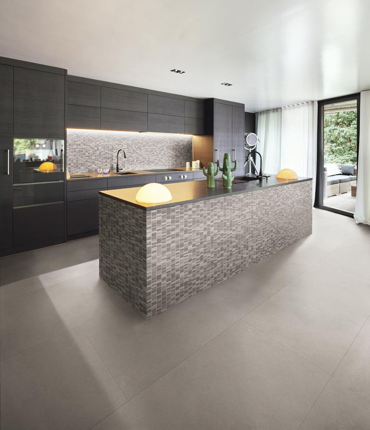 Gresie Realstone Rain Decors Mosaico Greige Ragno