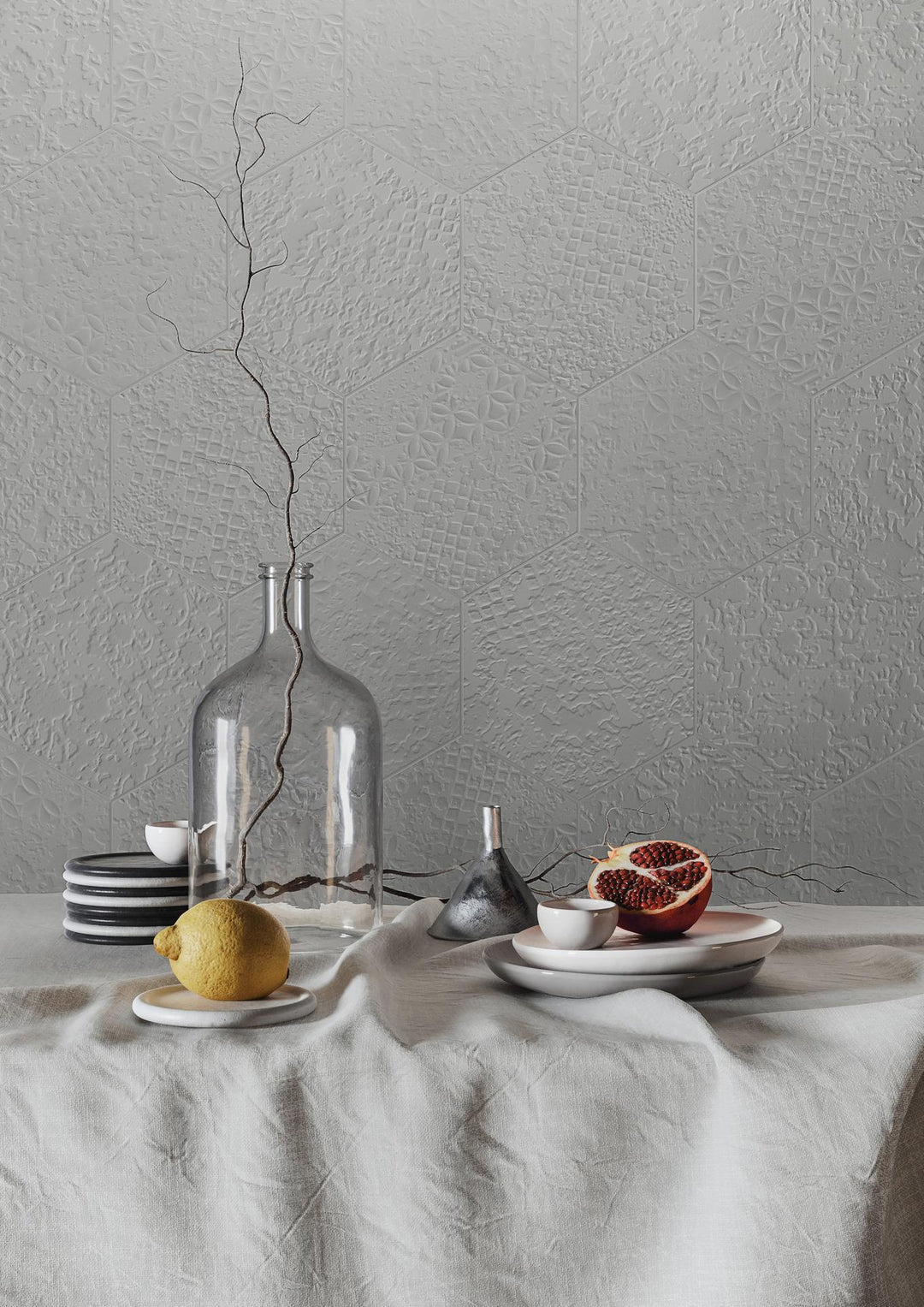 Gresie Stratford Decoro Tratto Grey Ragno