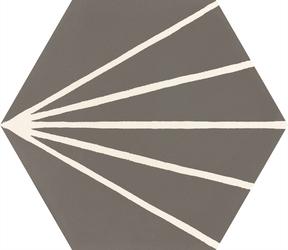 Gresie Stratford Decoro Tratto Dark Grey Ragno