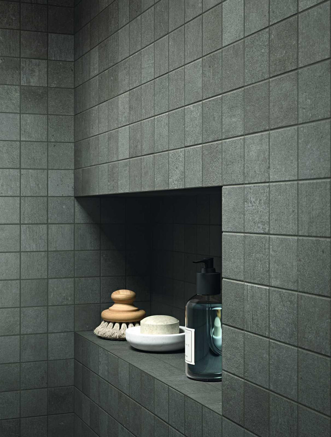 Gresie Studio Mosaico Antracite Ragno