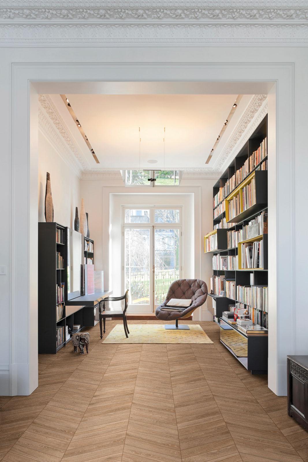 Gresie Woodchoice Chevron Coconut Ragno