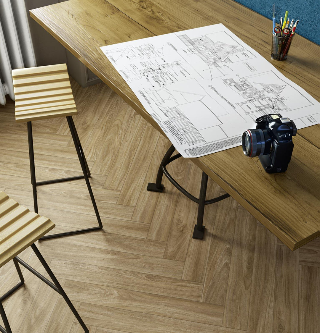 Gresie Woodessence Honey Ragno