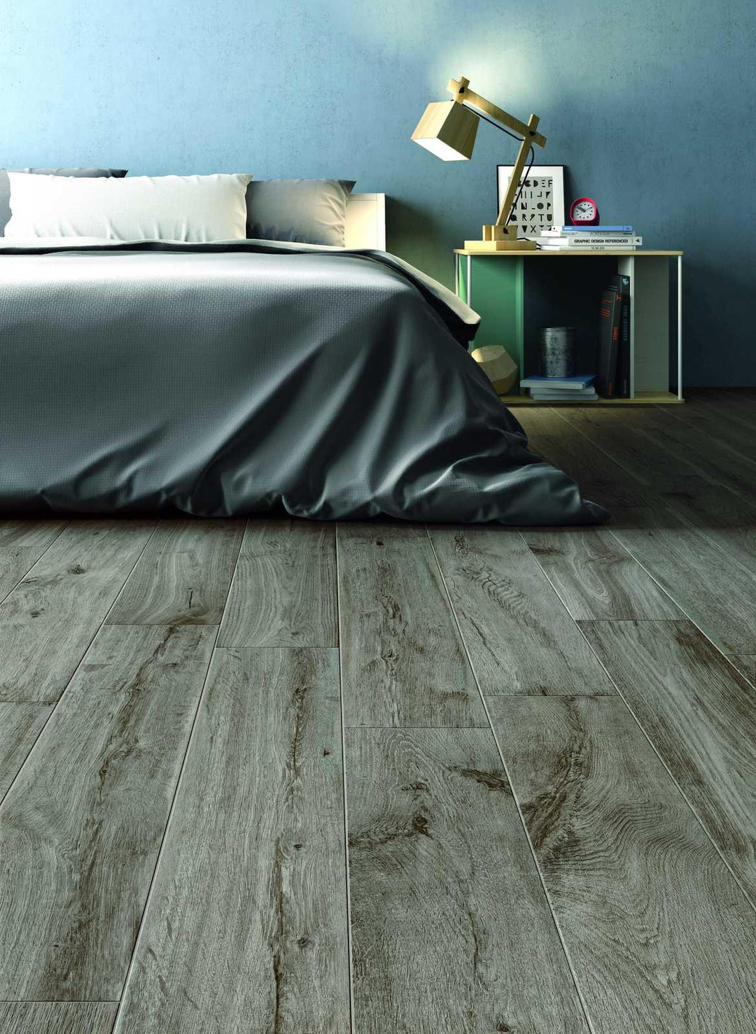 Gresie Woodlike Grey Ragno