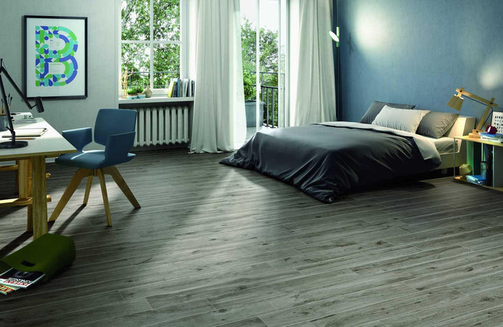 Gresie Woodlike Grey Ragno