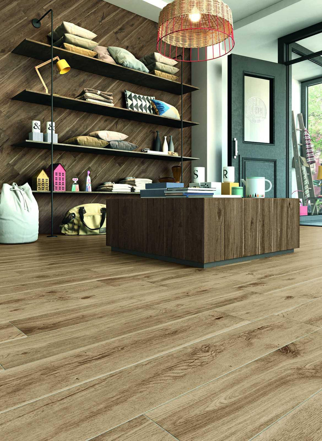 Gresie Woodlike Gold Ragno