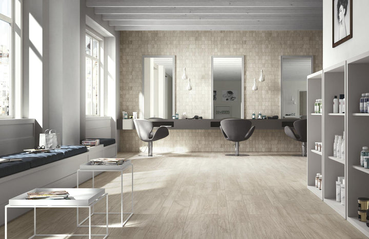 Gresie Woodliving Rovere Ghiaccio Ragno